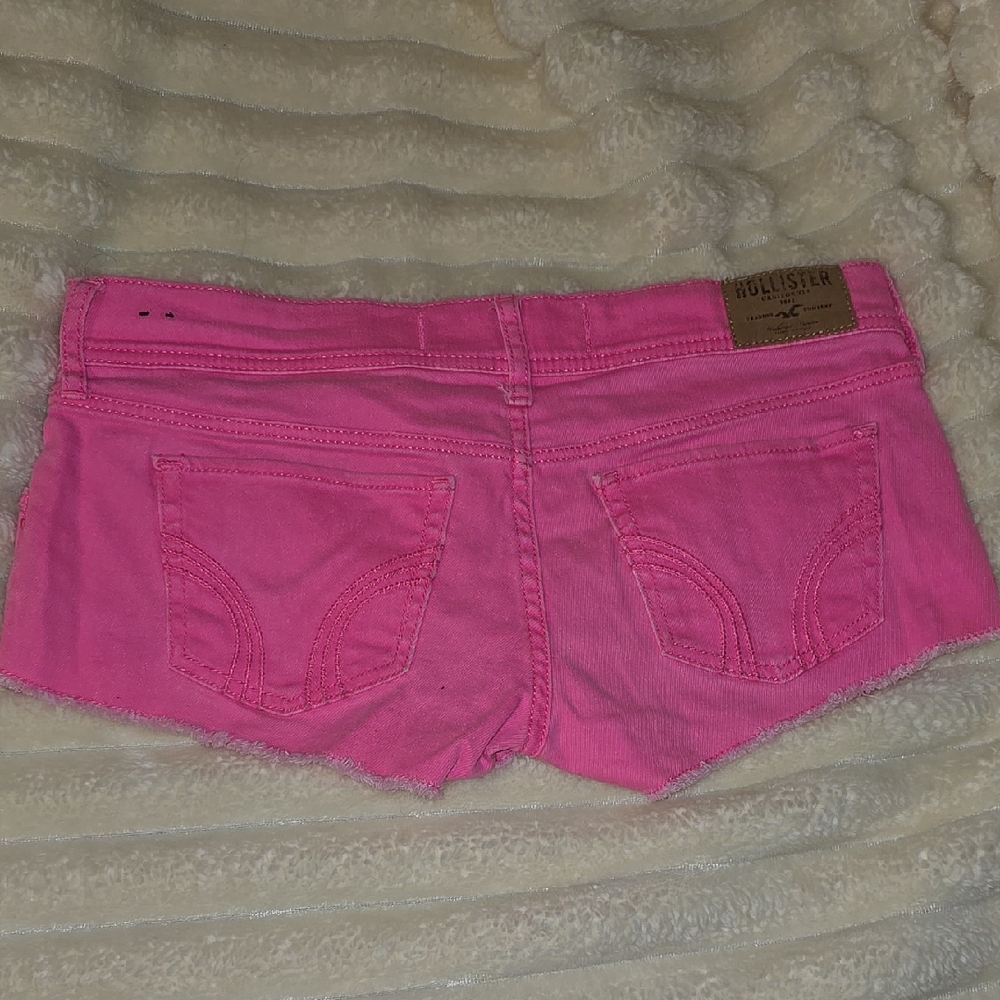 Hollister Pink Women's Denim Jean Shorts